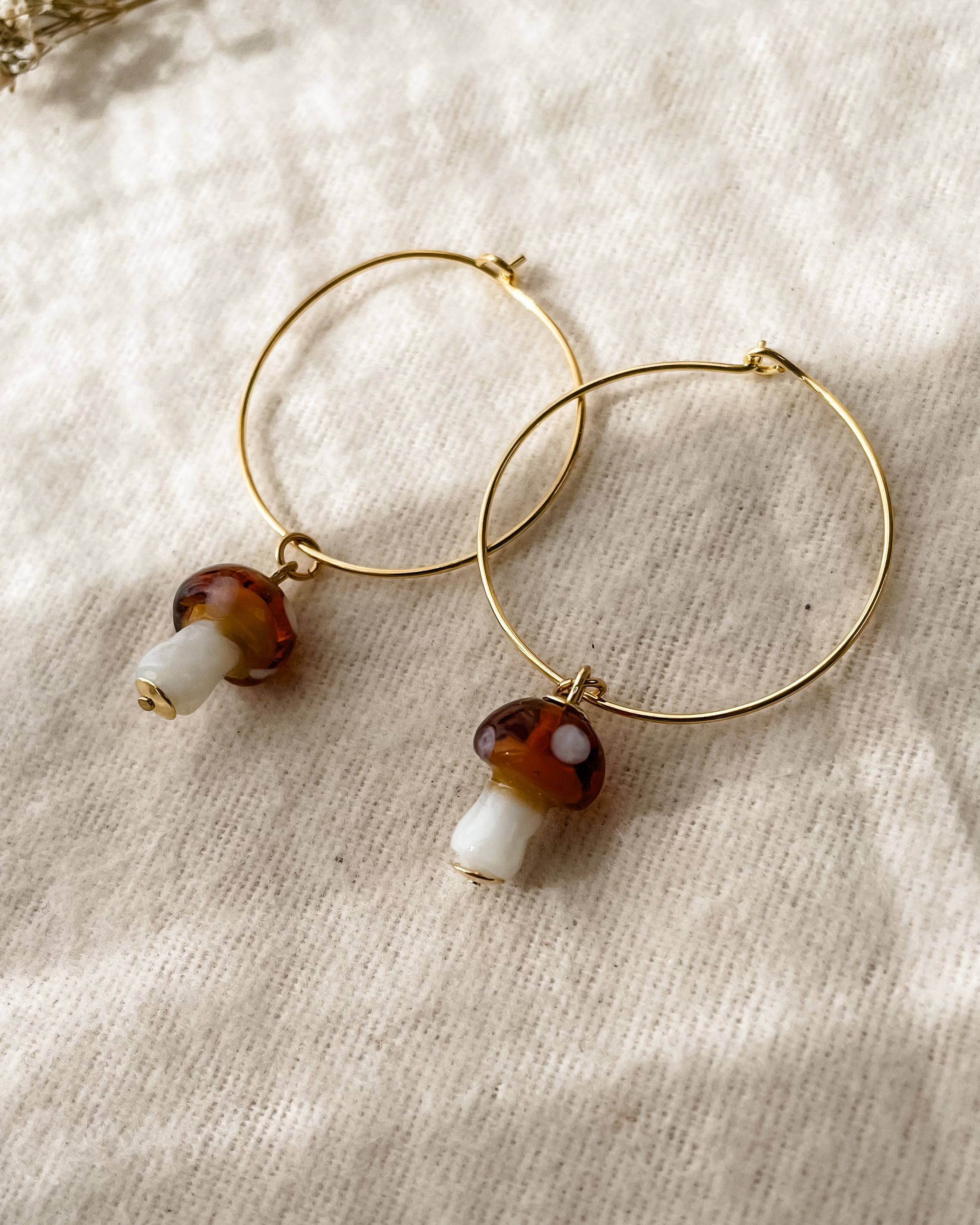 Brincos Misa Cogumelo