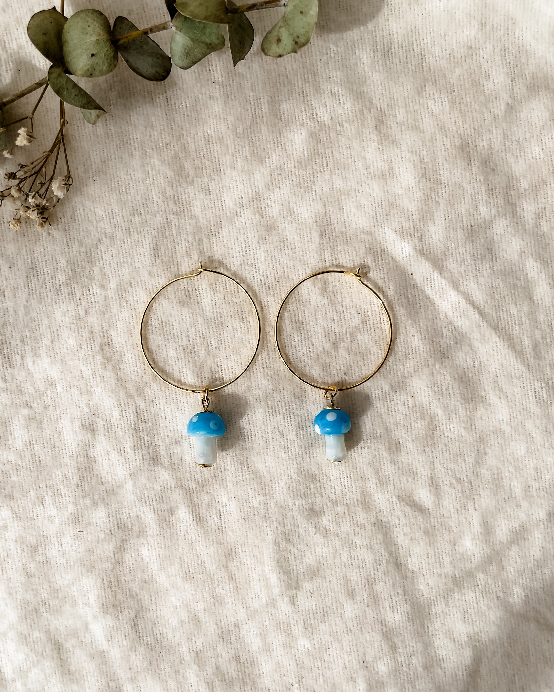 Brincos Misa Cogumelo