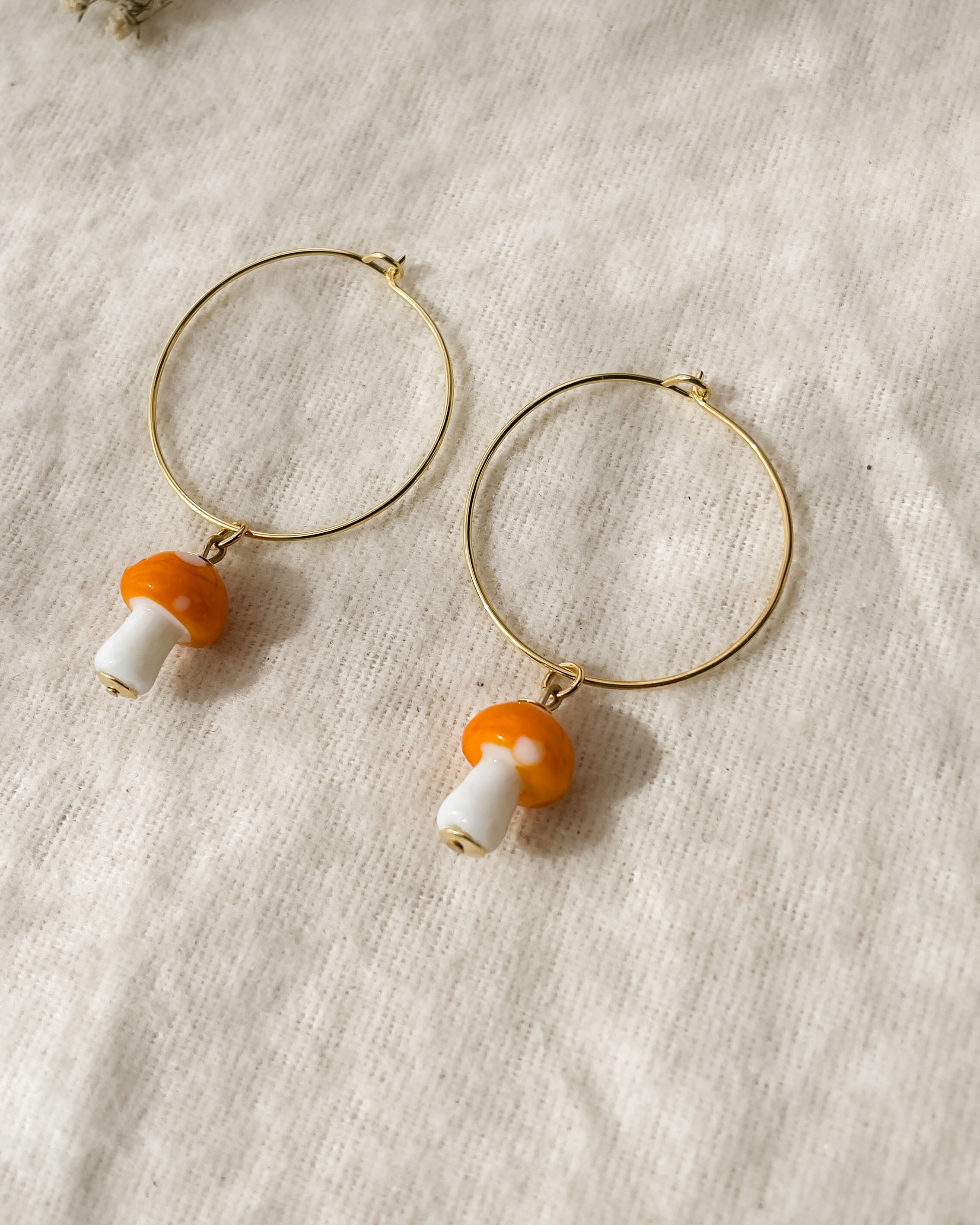 Brincos Misa Cogumelo