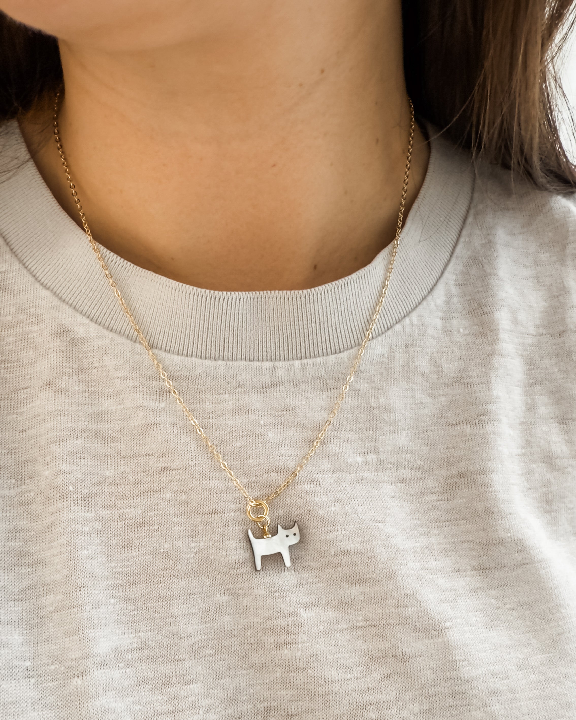 Colar Misadorea Gatinho Preto