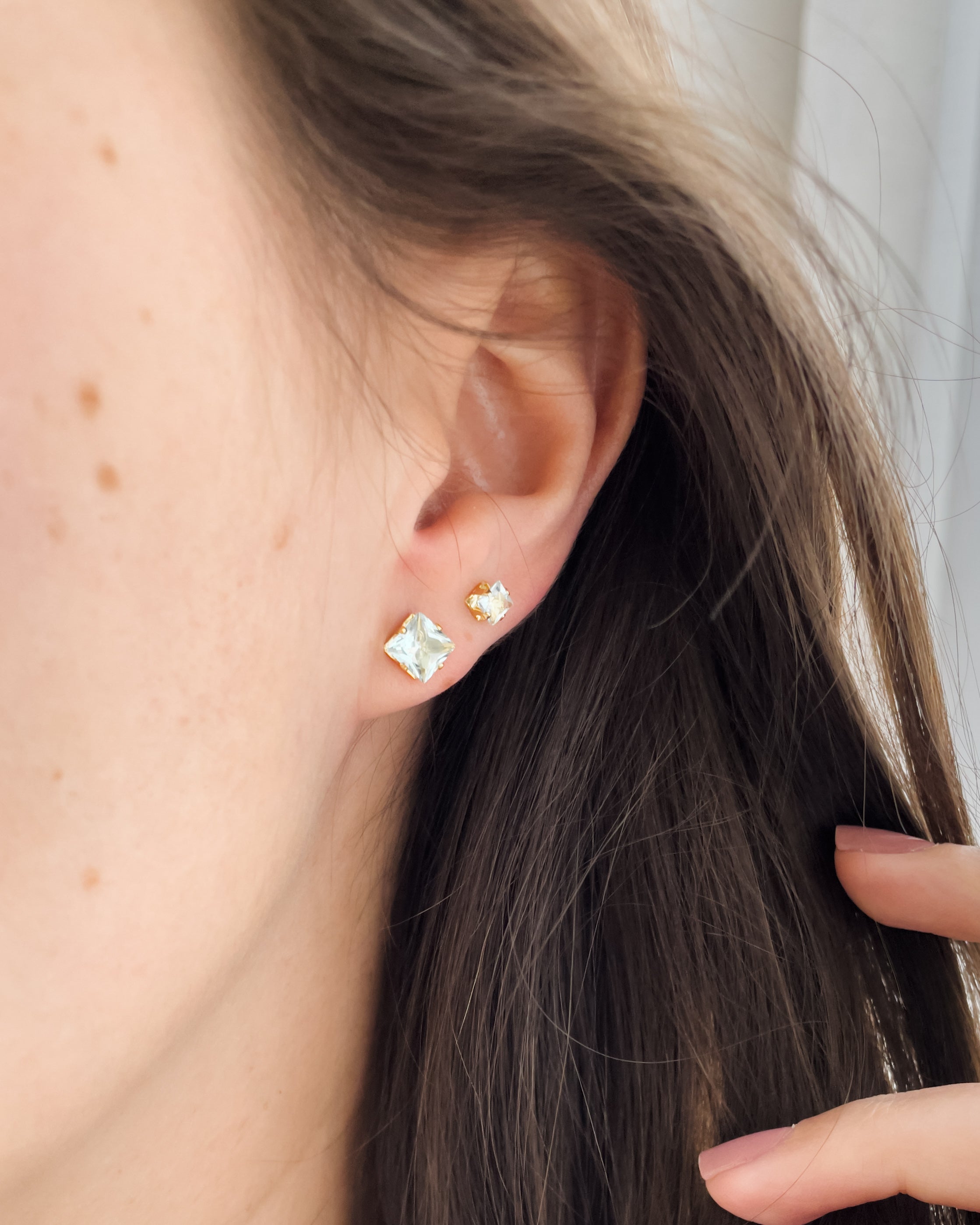 Brincos Misa Todo Dia - Azul Clarinho