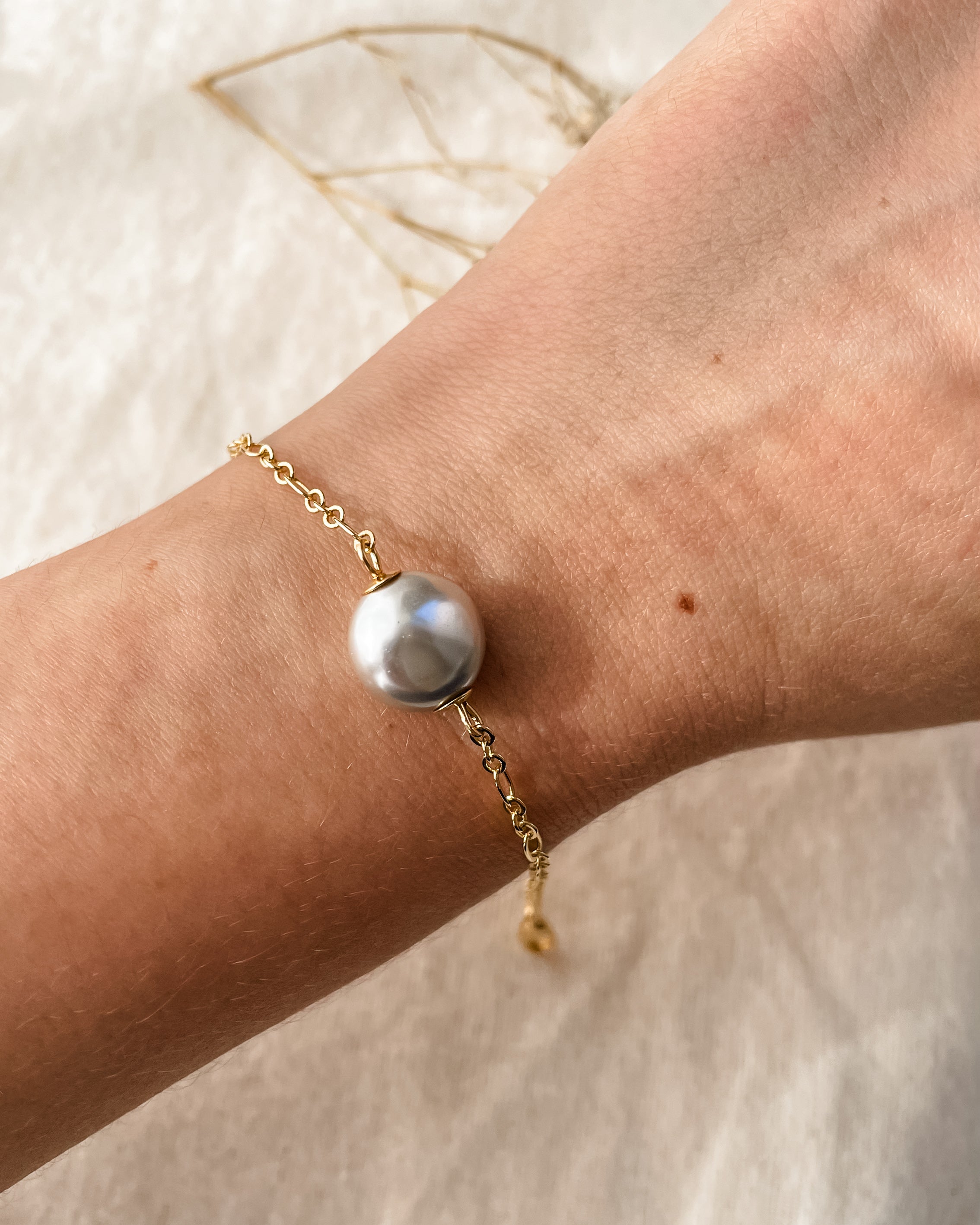 Pulseira Pérola Silver - Amor & Encontro